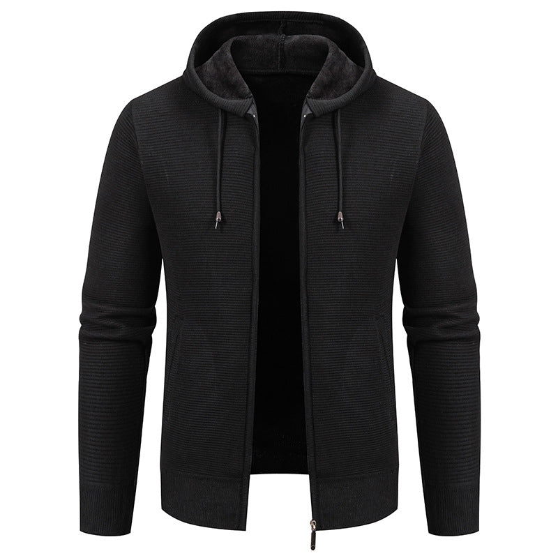 Men's hoodie with modern structural design and insulating lining Lisslune
