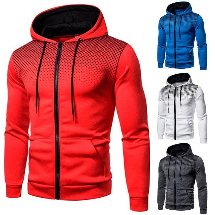 Men's Sporty Hoodie with Innovative Design Lisslune