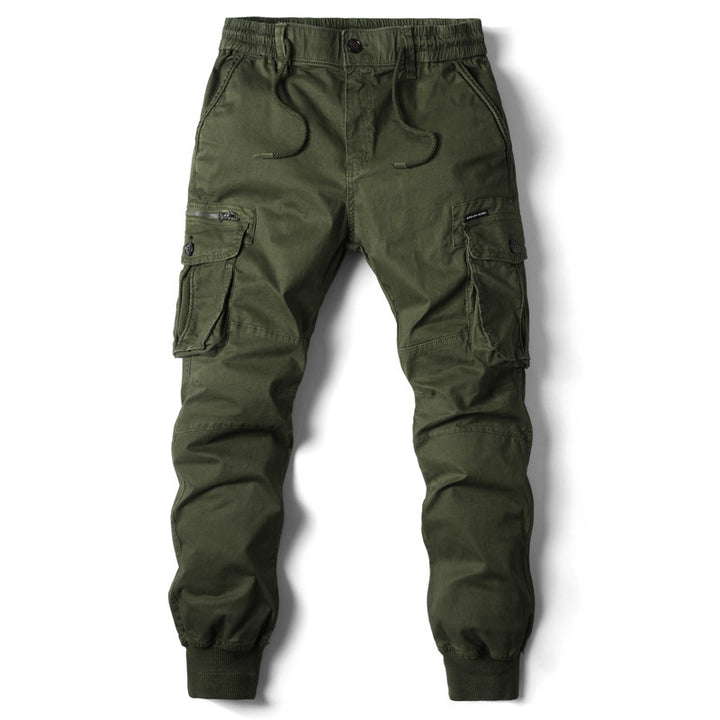 Men's cargo pants with practical pockets and elastic waistband Lisslune