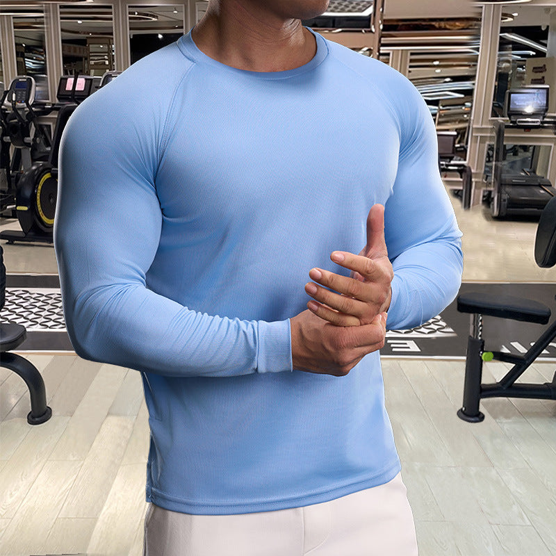 Men's Long Sleeve Functional Shirt with Breathable Properties Lisslune