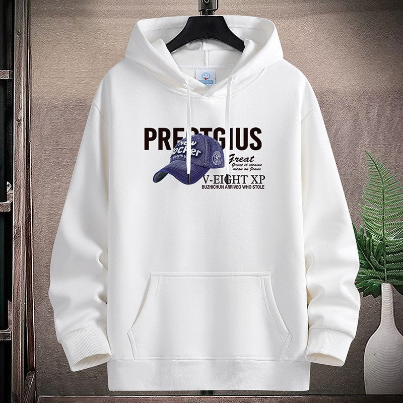 Women's Hooded Sweatshirt with Creative Graphic Design and Practical Kangaroo Pockets Lisslune