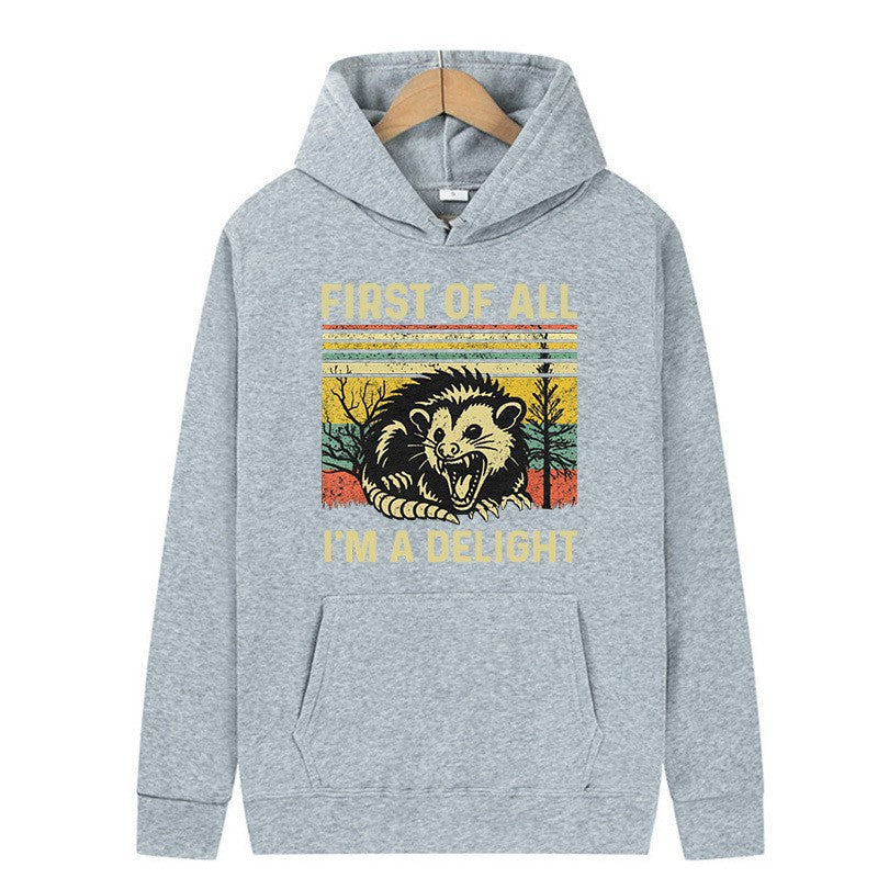 Women's hoodie with creative animal graphic and comfortable fit Lisslune