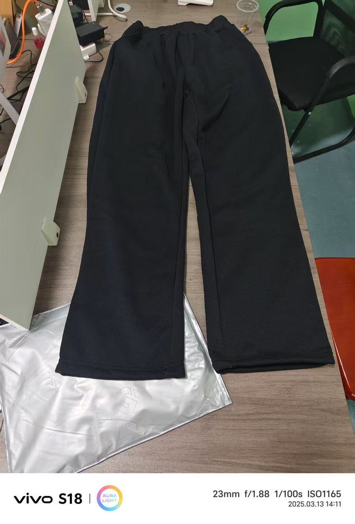 Men's casual Relaxed Fit jogging pants made of soft fleece with practical pockets Lisslune