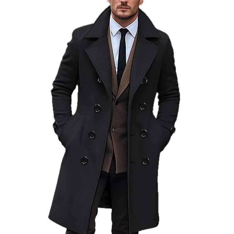 Men's classic wool coat Lisslune