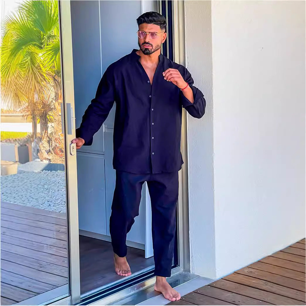 Men's Luxurious Linen Suit Set Lisslune