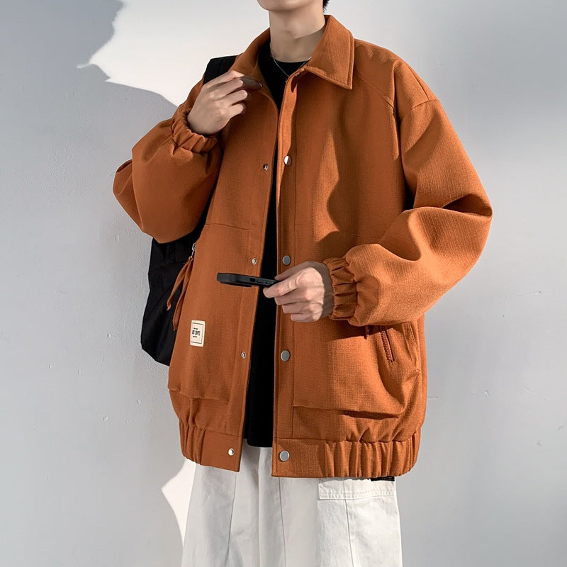 Men's Loose Utility Jacket Lisslune