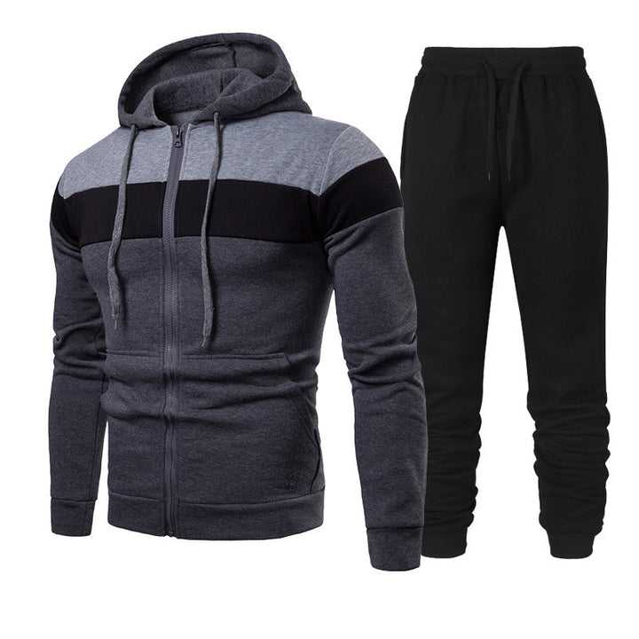 Men's tracksuit with modern color accents and practical pockets Lisslune