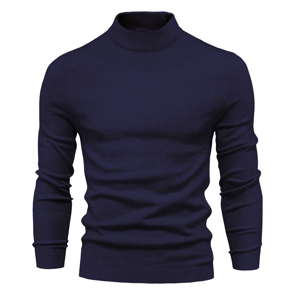 Men's turtleneck sweater made from high-quality wool Lisslune