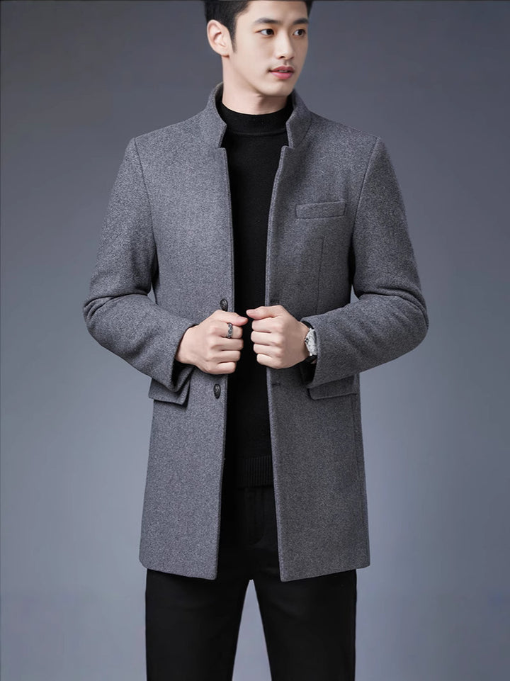 Men's elegant wool coat Lisslune