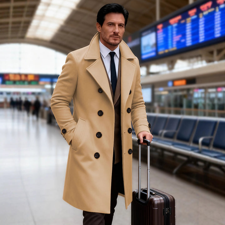 Men's Elegant Double Tunnel Coat Lisslune