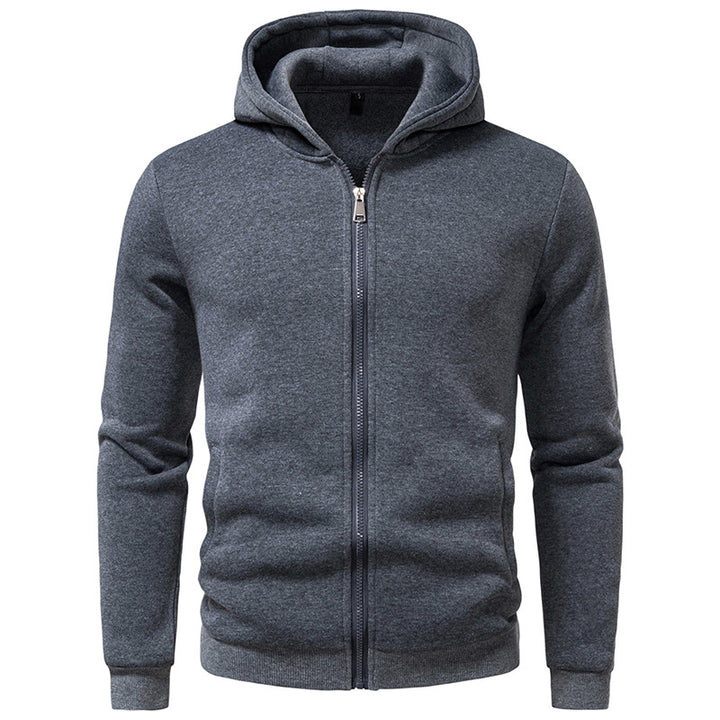 Men's comfortable hoodie with full-length zipper Lisslune