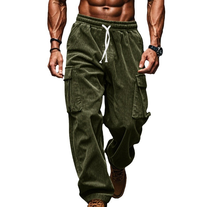 Men's cargo pants in a casual fit with practical pockets Lisslune