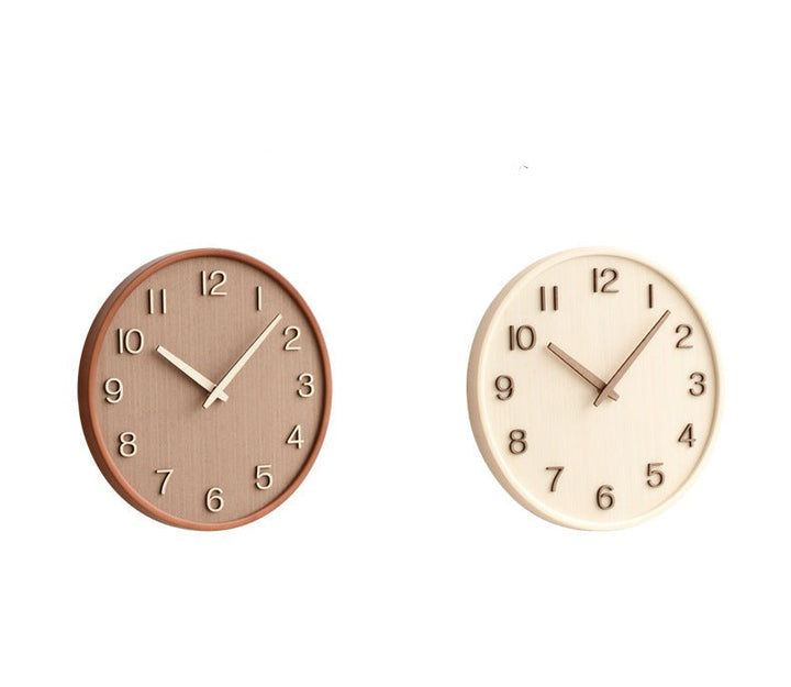 Lisslune | AestheticTone - Nordic timeless wall clock made of wood