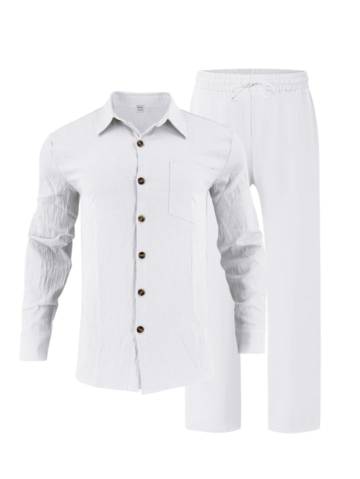 Men's elegant shirt and casual pants set Lisslune