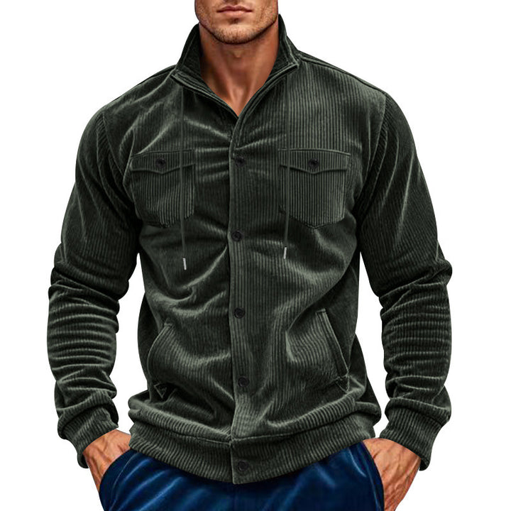 Men's cord jacket with practical chest pockets Lisslune