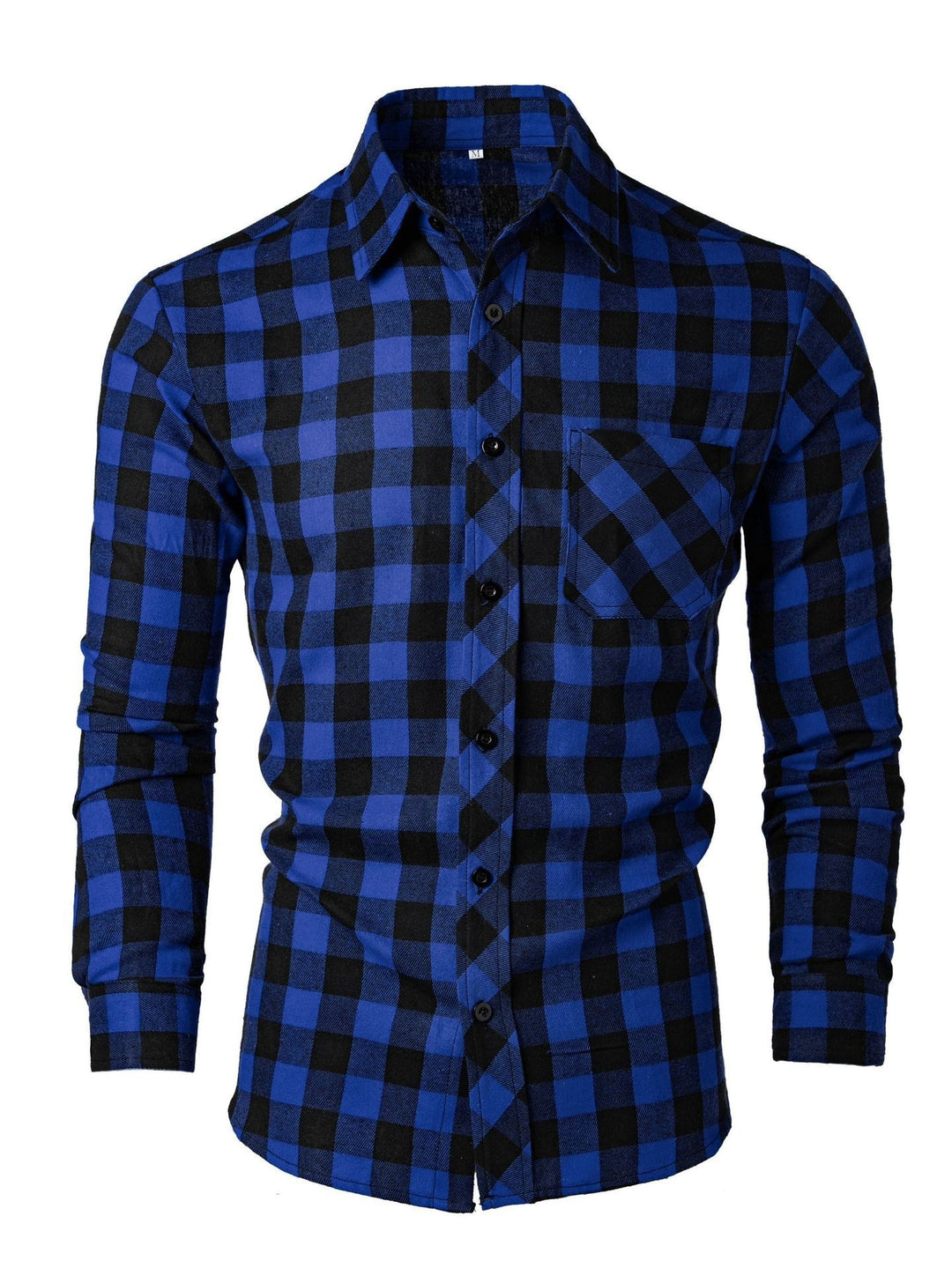 Men's Checked Flannel Shirt Lisslune