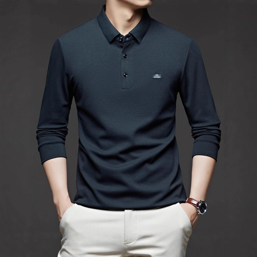 Men's polo shirt with modern cotton blend and fitted cut Lisslune