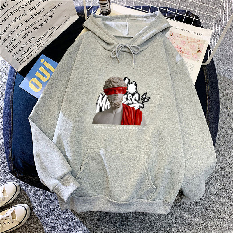 Women’s hoodie with modern graphic print and inspiring lettering Lisslune
