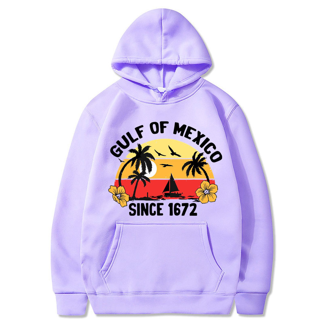 Women's hoodie with creative beach motif and high-quality fabric Lisslune