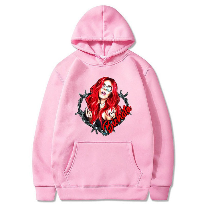 Women’s hoodie with artistic graphic print and cozy fit Lisslune