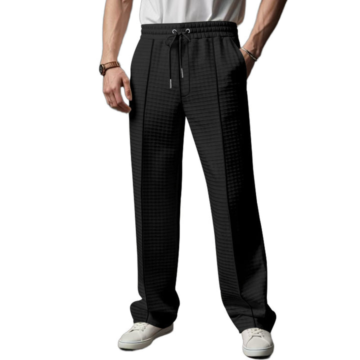 Men's Casual Sports Pants with Comfortable Drawstring and Breathable Fabric Lisslune