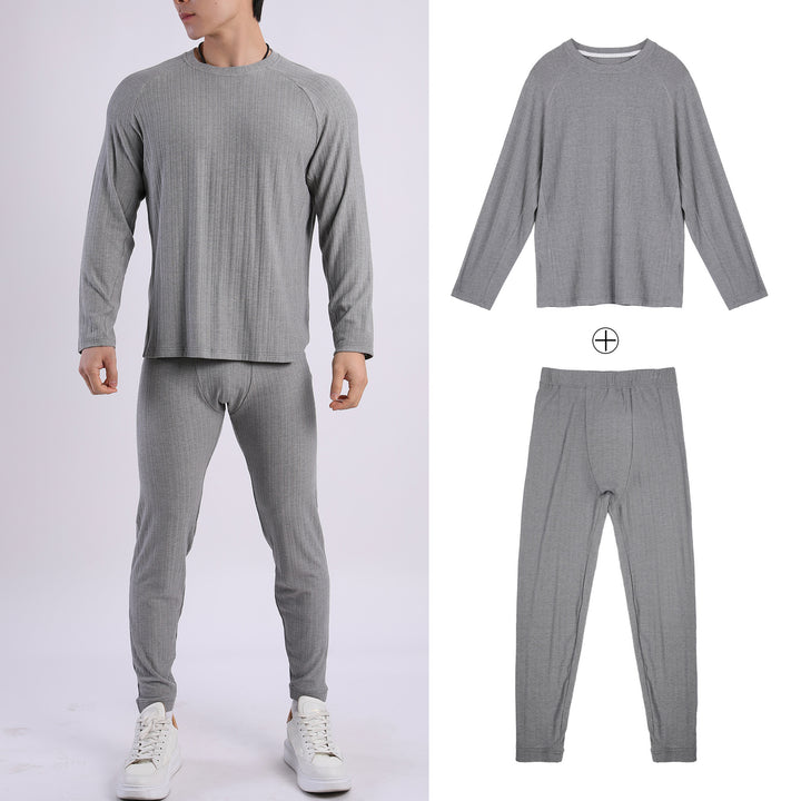 Men's thermal set with innovative heat insulation and moisture-wicking properties Lisslune