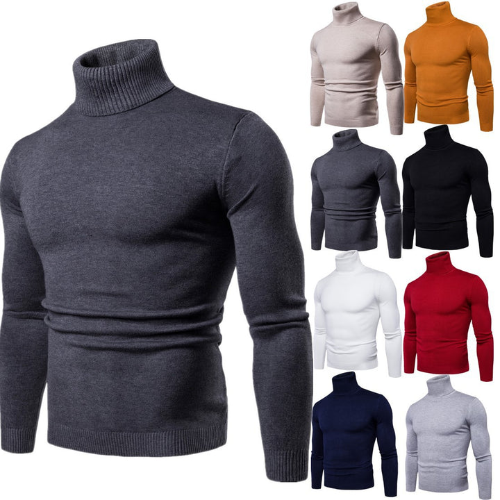 Men's turtleneck sweater made of soft knit Lisslune
