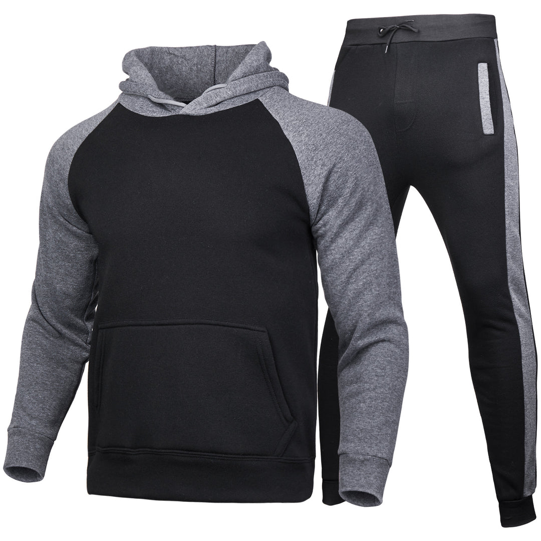 Men's Sporty Hoodie and Jogging Suit Set Lisslune