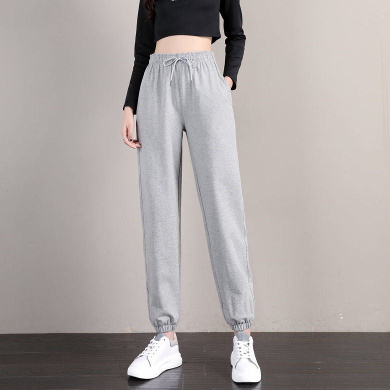 Women's Comfortable Jogging Pants with Elastic Waistband Lisslune