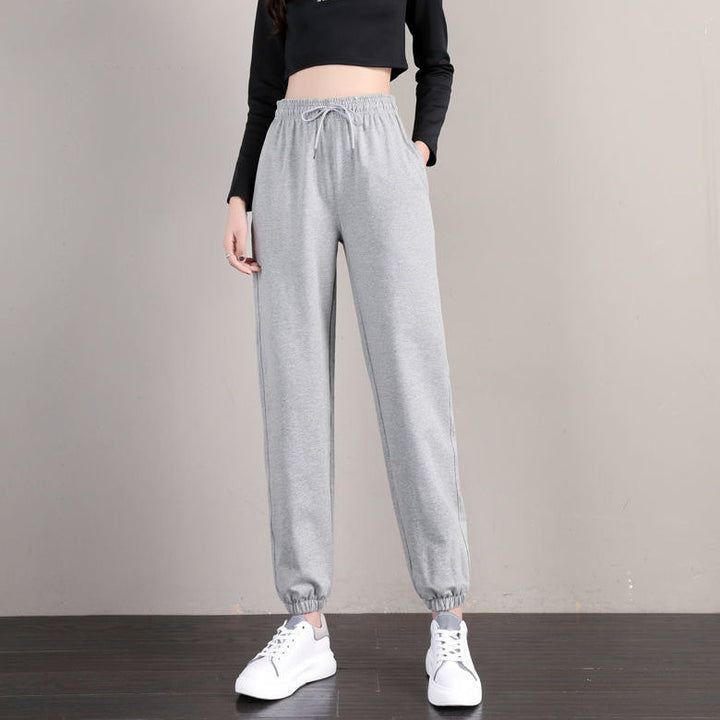 Women's Comfortable Jogging Pants with Elastic Waistband Lisslune