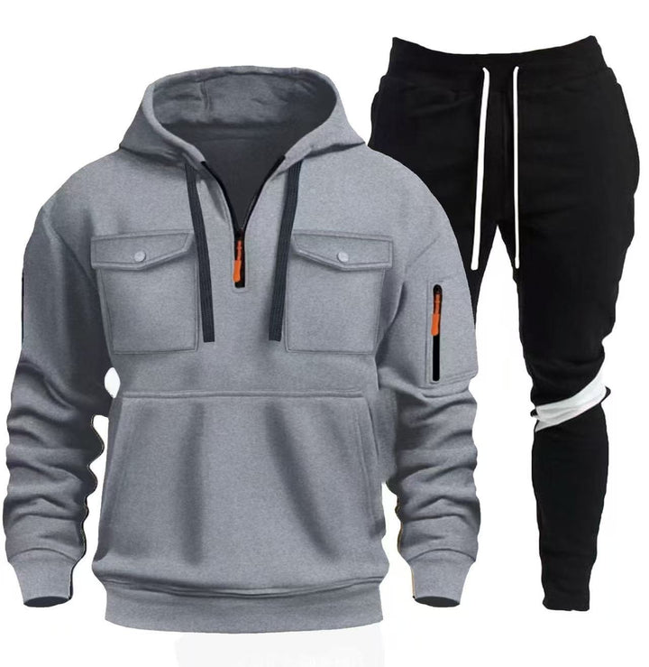 Men's practical hoodie with sports pants Lisslune