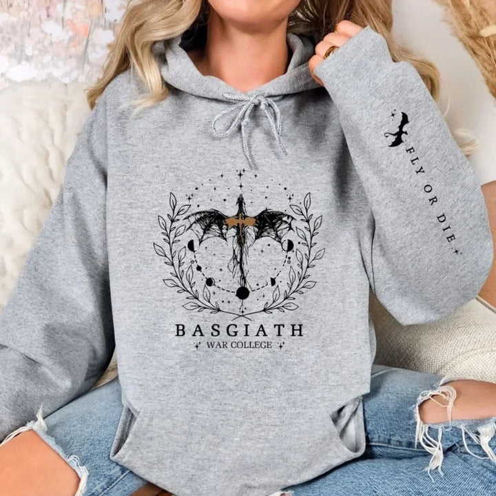 Women's hooded sweatshirt with impressive fantasy design Lisslune