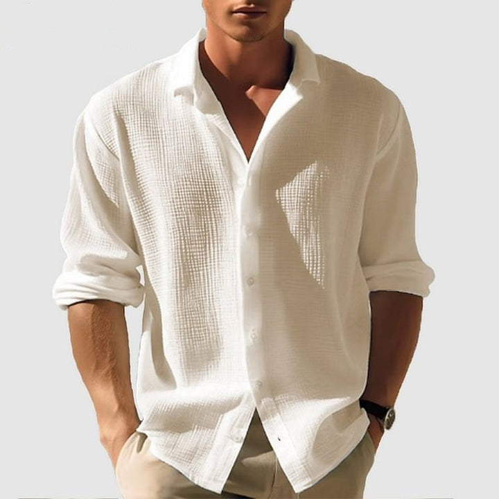 Men's airy cotton shirt Lisslune