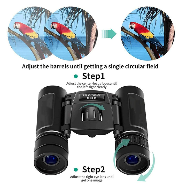 Lisslune | Military-Grade HD 40x22 Binoculars - Long Distance Viewing