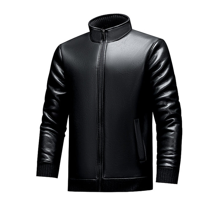 Men's Stylish Synthetic Leather Jacket Lisslune