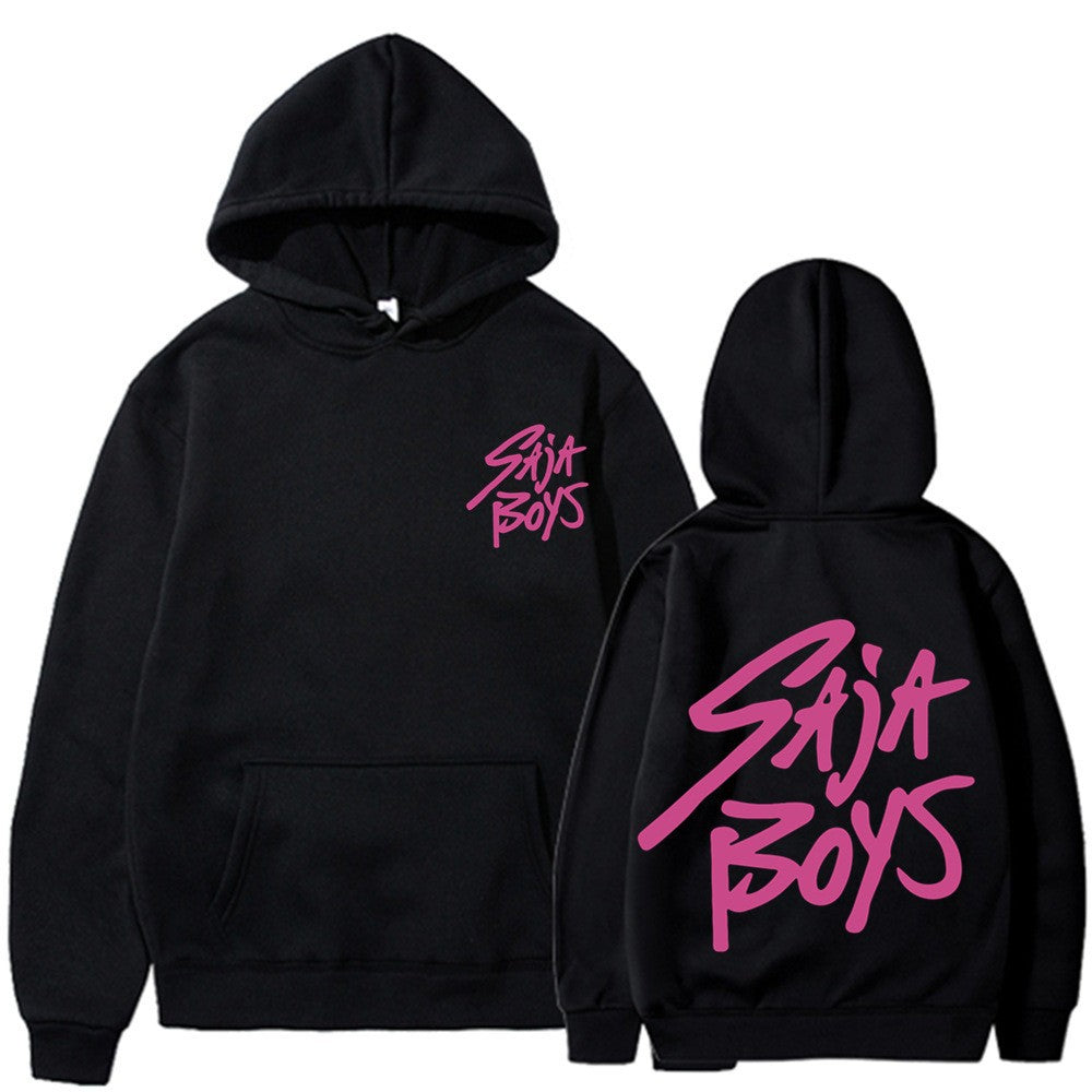 Women's hoodie with distinctive lettering and kangaroo pocket Lisslune