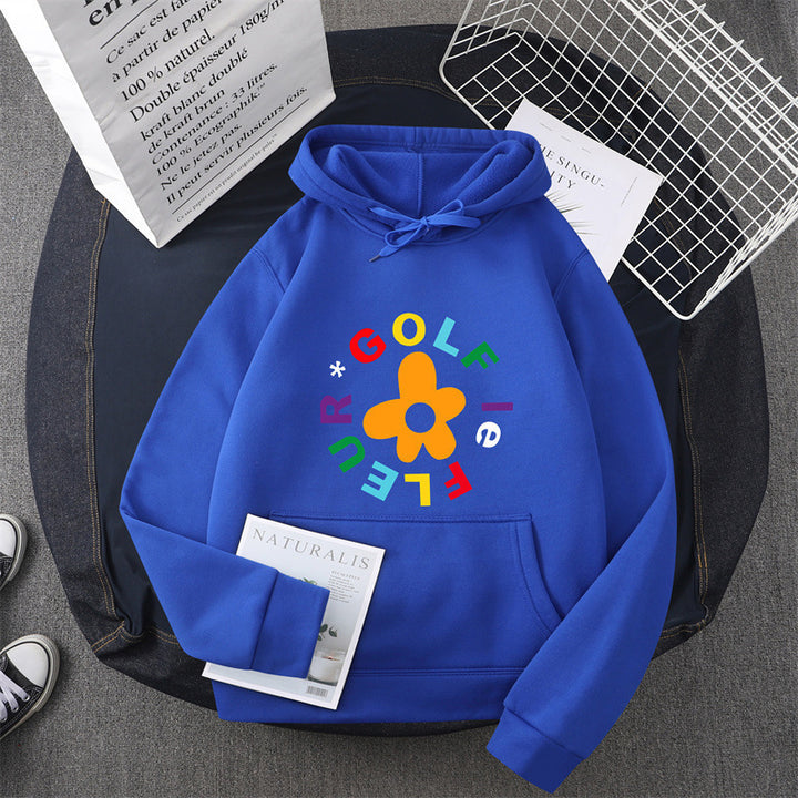 Women's hoodie with creative floral graphic design and comfortable fit Lisslune