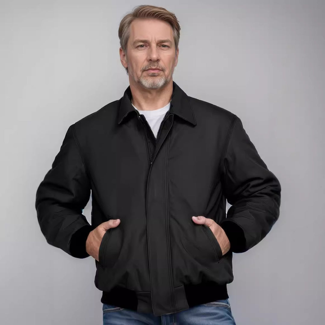 Men's comfortable transitional jacket with light lining Lisslune