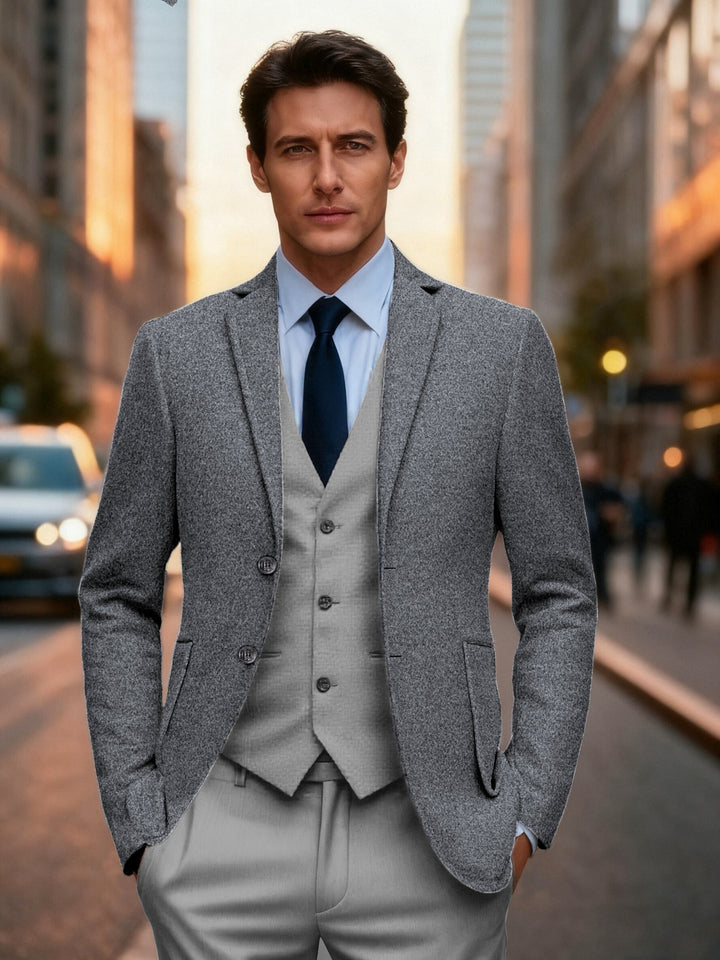 Men's classic single-breasted blazer Lisslune