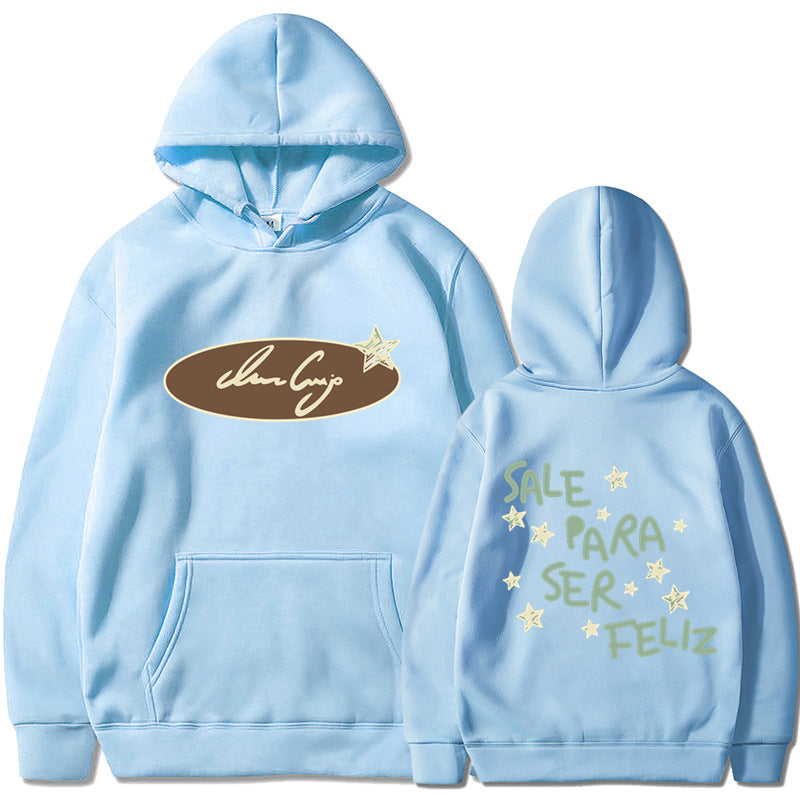 Women's hoodie sweatshirt with creative lettering and eye-catching design Lisslune