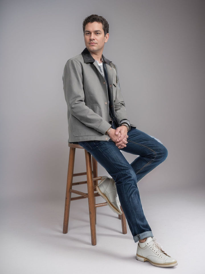 Men's suede jacket with stylish design and practical pockets Lisslune