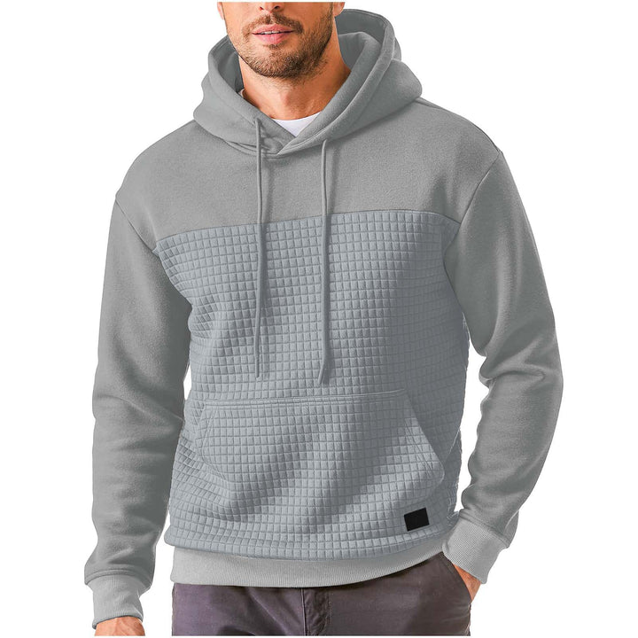 Men's hoodie with textured outer material Lisslune