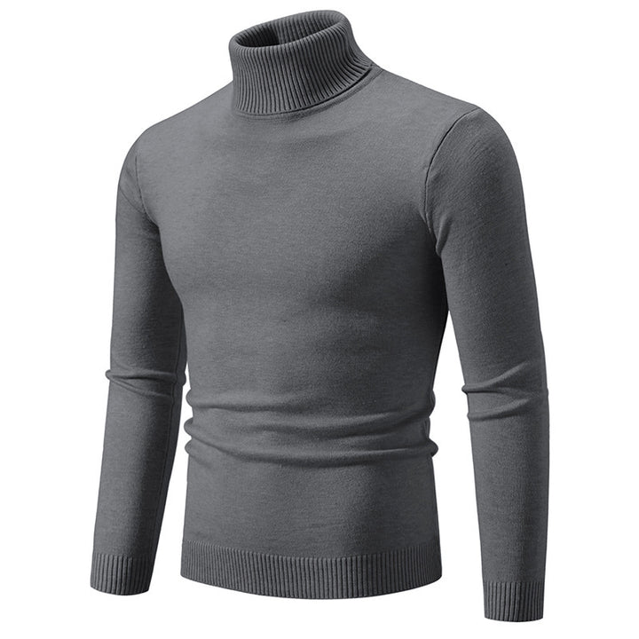 Men's elegant turtleneck sweater made of fine cotton Lisslune