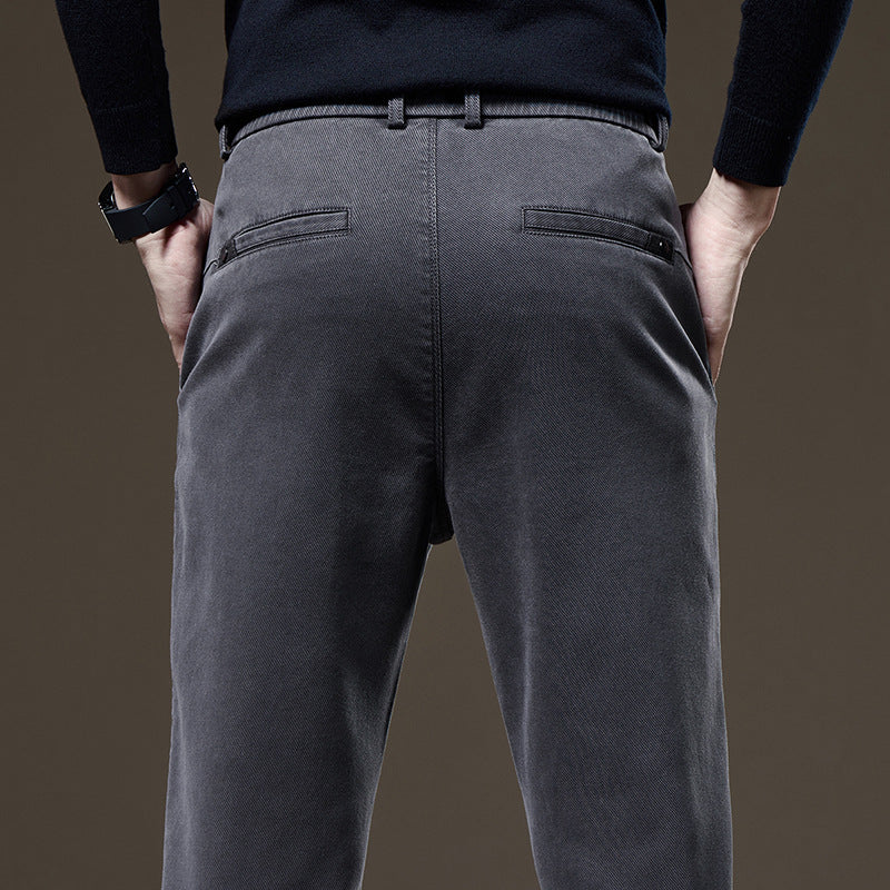Men's Fashionable Chino Pants In Casual Cut Lisslune