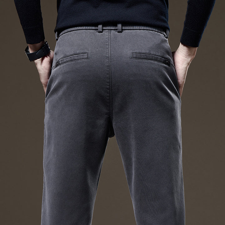 Men's Fashionable Chino Pants In Casual Cut Lisslune