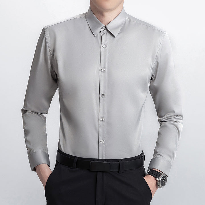 Men's Elegant Long Sleeve Shirt made of Breathable Material Lisslune