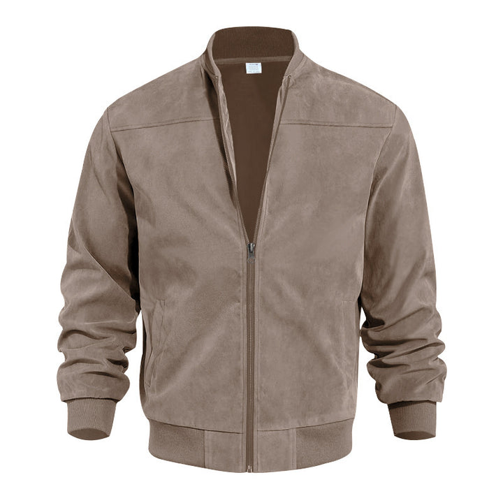 Men's elegant bomber jacket with fleece lining Lisslune