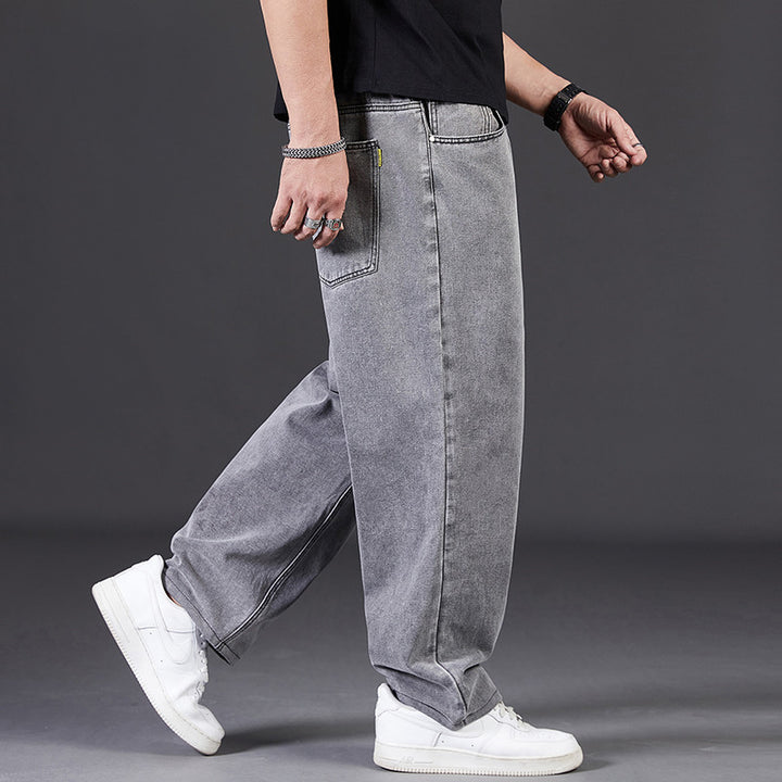 Men's casual wide-cut jeans Lisslune