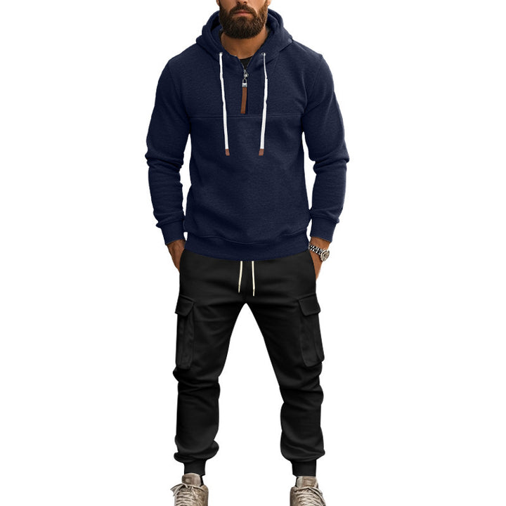 Men's casual hoodie and cargo pants set Lisslune