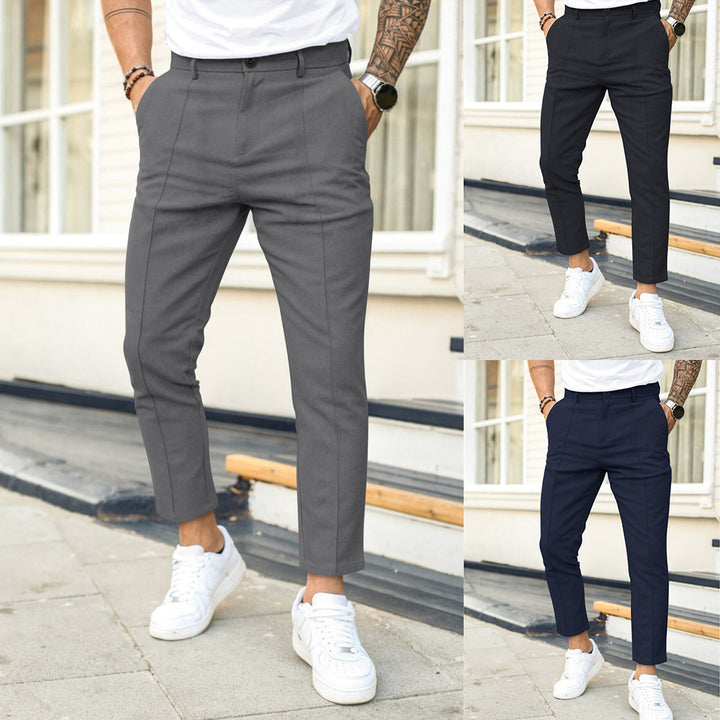 Men's elegant chinos with slim fit Lisslune